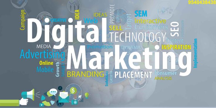 Digital Marketing Graphics Design poster