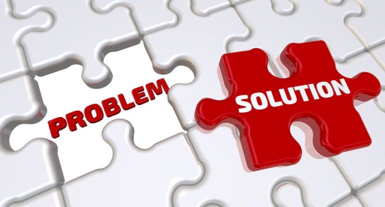 This image shows the Puzzle of problem and solution.